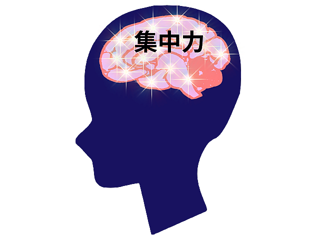 集中力アップのため